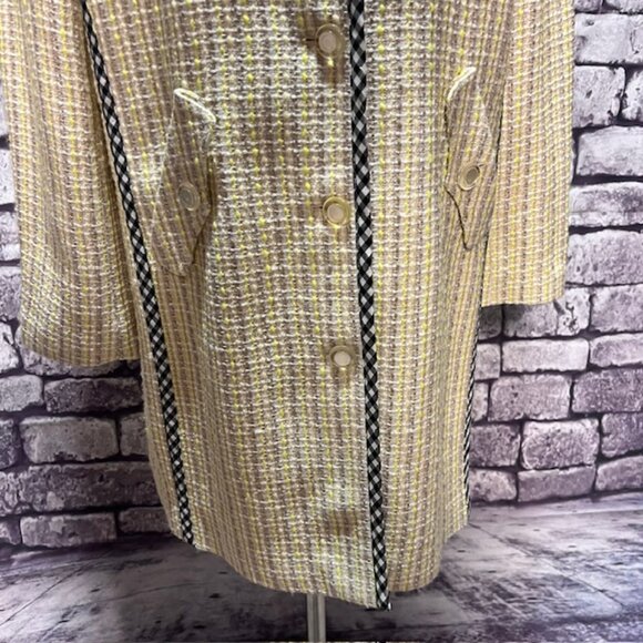 Koos Of Course Multicolored Light Weight Long Sleeve Coat Size L - Picture 4 of 10